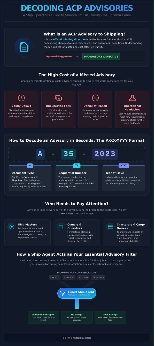 ACP Advisories to Shipping Explained: A 2026 Ship Operator's Guide ...